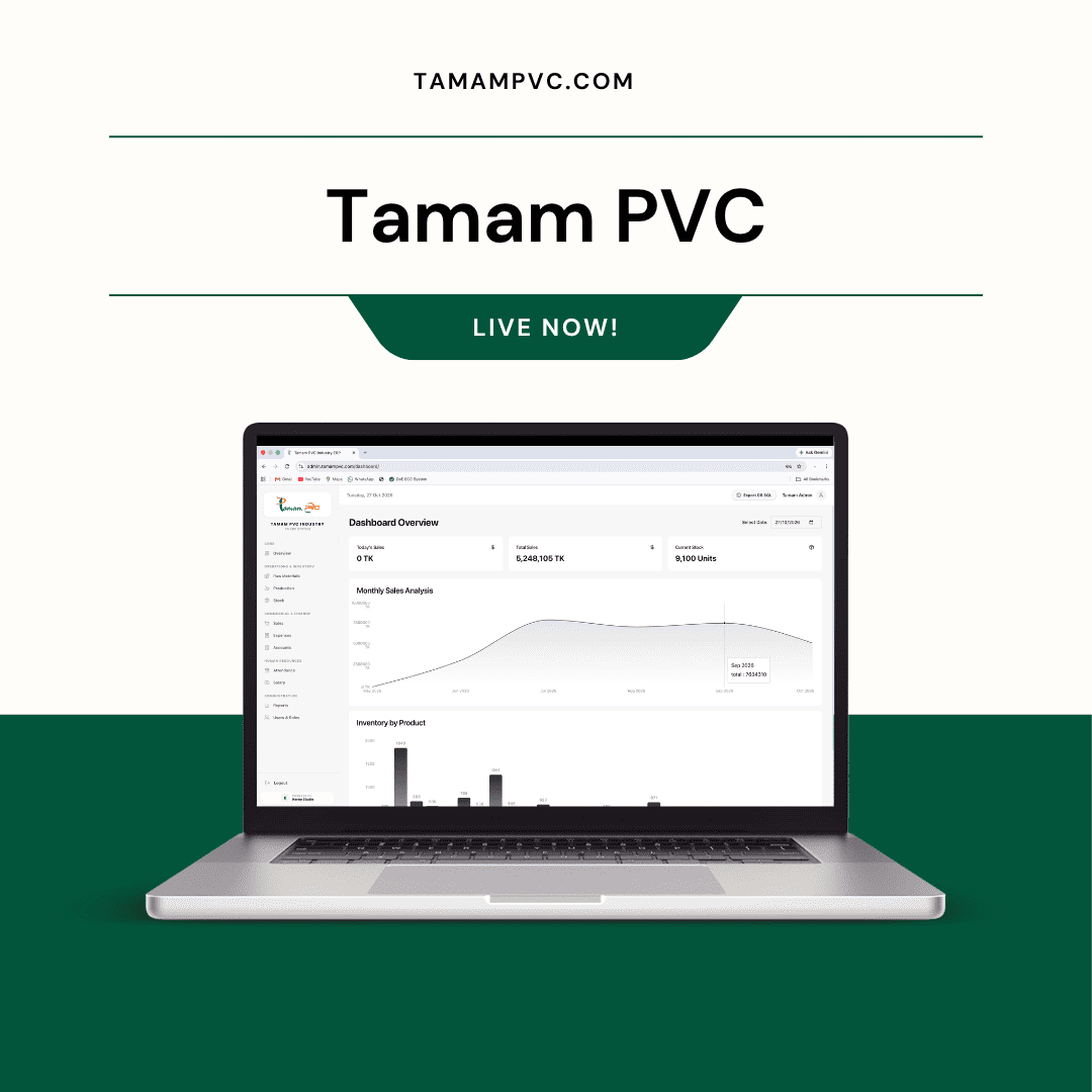 Tamam PVC, Industrial PVC Pipes & Sanitary Solutions Portal